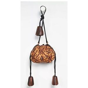 NWT Ulla Johnson “Brea” ochre canvas bag